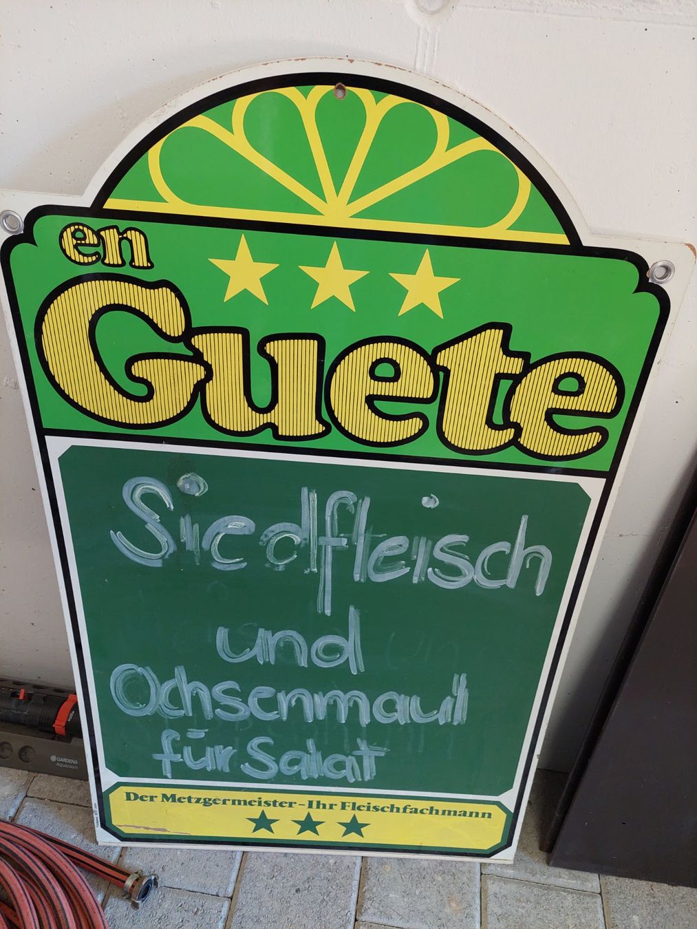 Schilder: Grosse Werbetalfeln 5 Stk. – Gebraucht aus Obfelden von Foto_Bild_Kunst_Buch 1