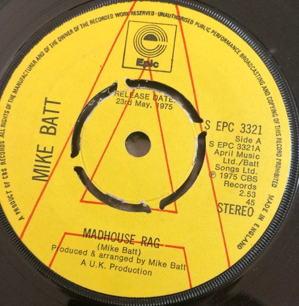 Dischi in vinile: Batt Mike: Madhouse Rag 7" – Usato da Steinhausen venduto da Vilivinili