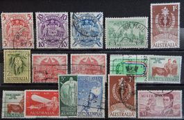 Australien Britisch Lot mit alten Werten II