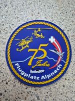 *** Badge 75 Jahre Flugplatz Alpnach mit klett ***