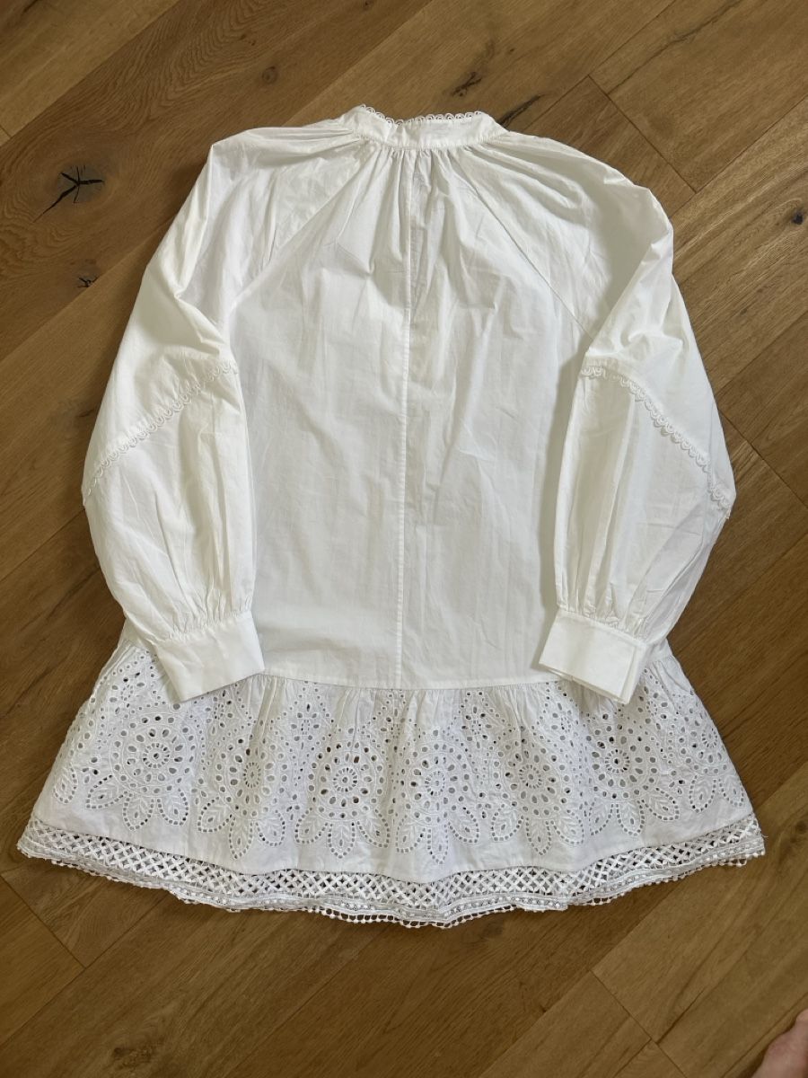 H&M Kleider: Robe brodée H&M blanche taille S comme neuve – Neu (gemäss Beschreibung) aus Commugny von rus_my8v 4