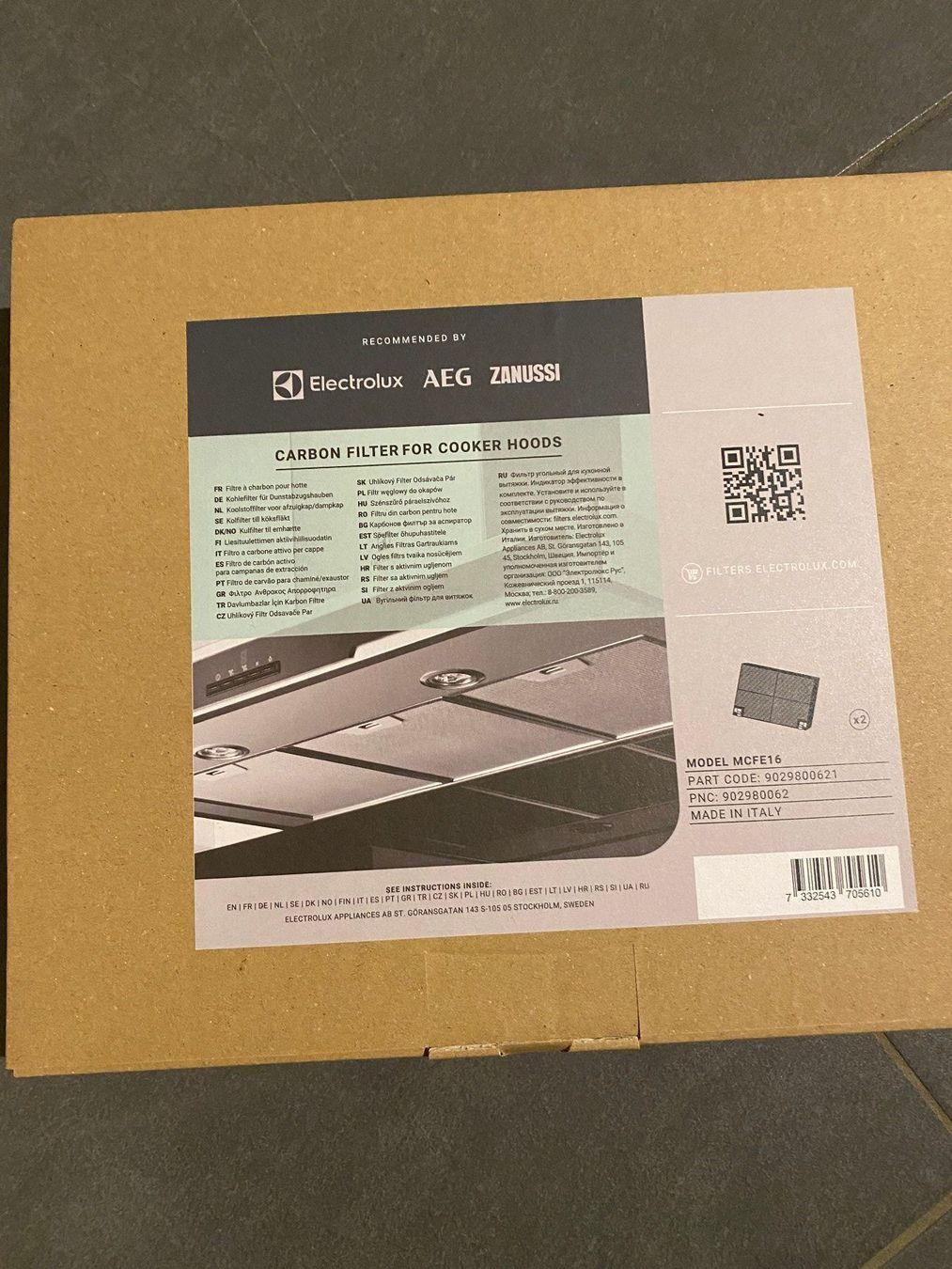 Electrolux Cappe di aspirazione: Electrolux Kohlefilter Dunstabzugshauben – Nuovo e nell'imballaggio originale da Mörschwil venduto da Dongin