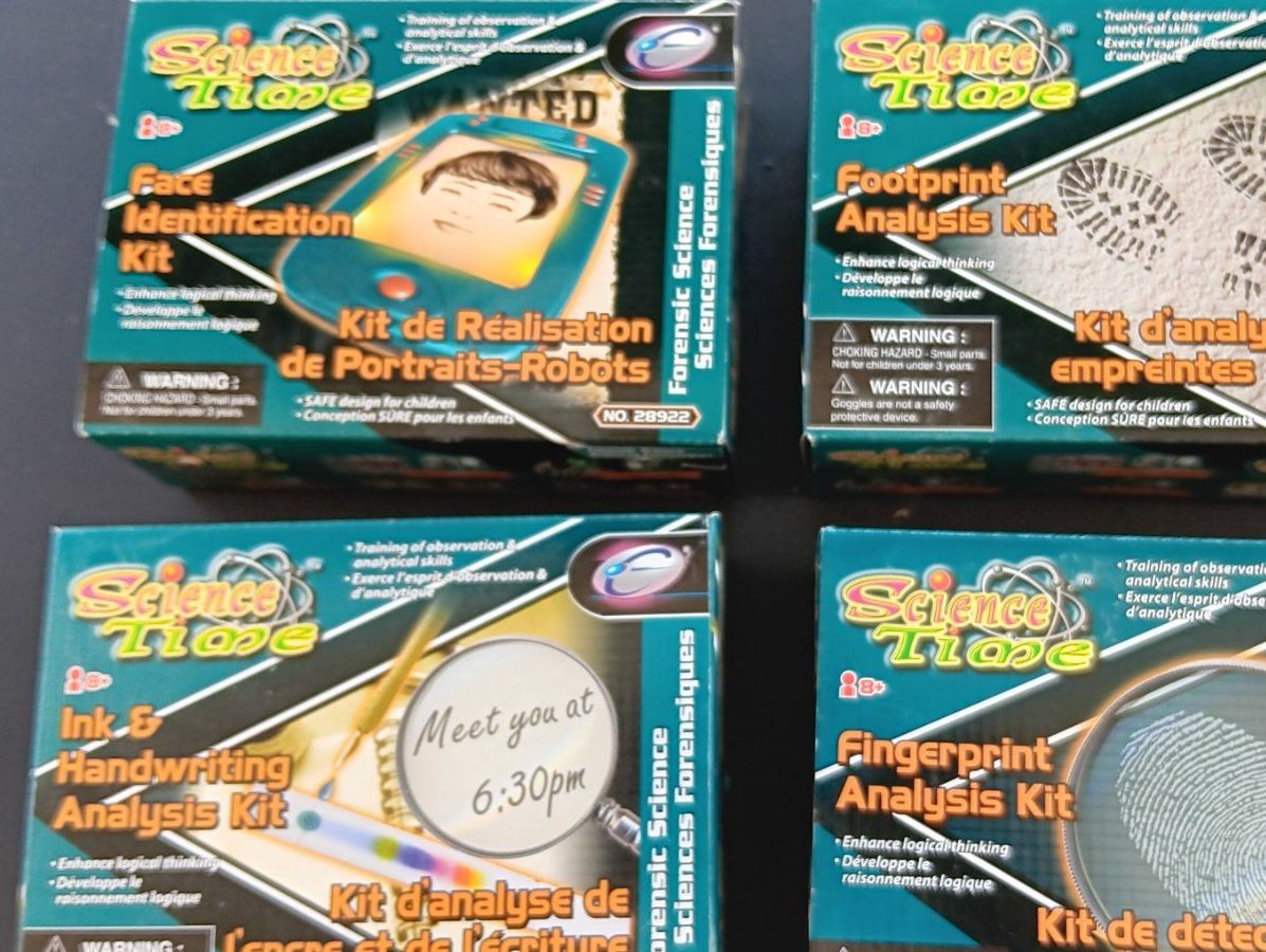 Kit bricolage: 4 JEUX DE KIT DE DÉTECTIVE --SCIENCE TIME-- – Nuovo e nell'imballaggio originale da pully venduto da gringoloko 6