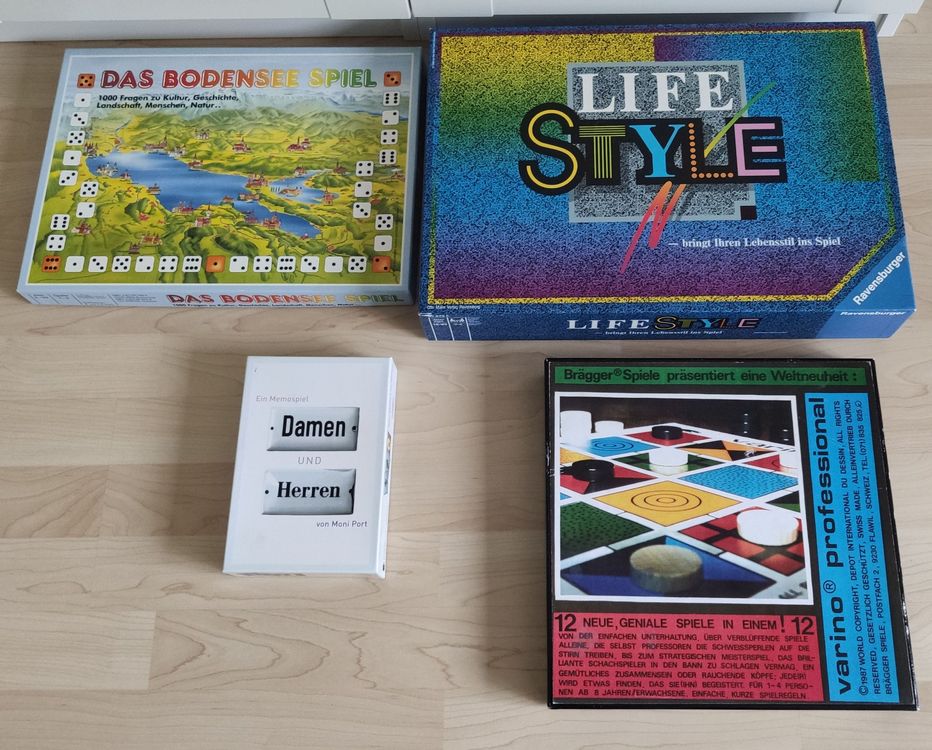 4 Brettspiele ab 9 Jahren Kaufen auf Ricardo