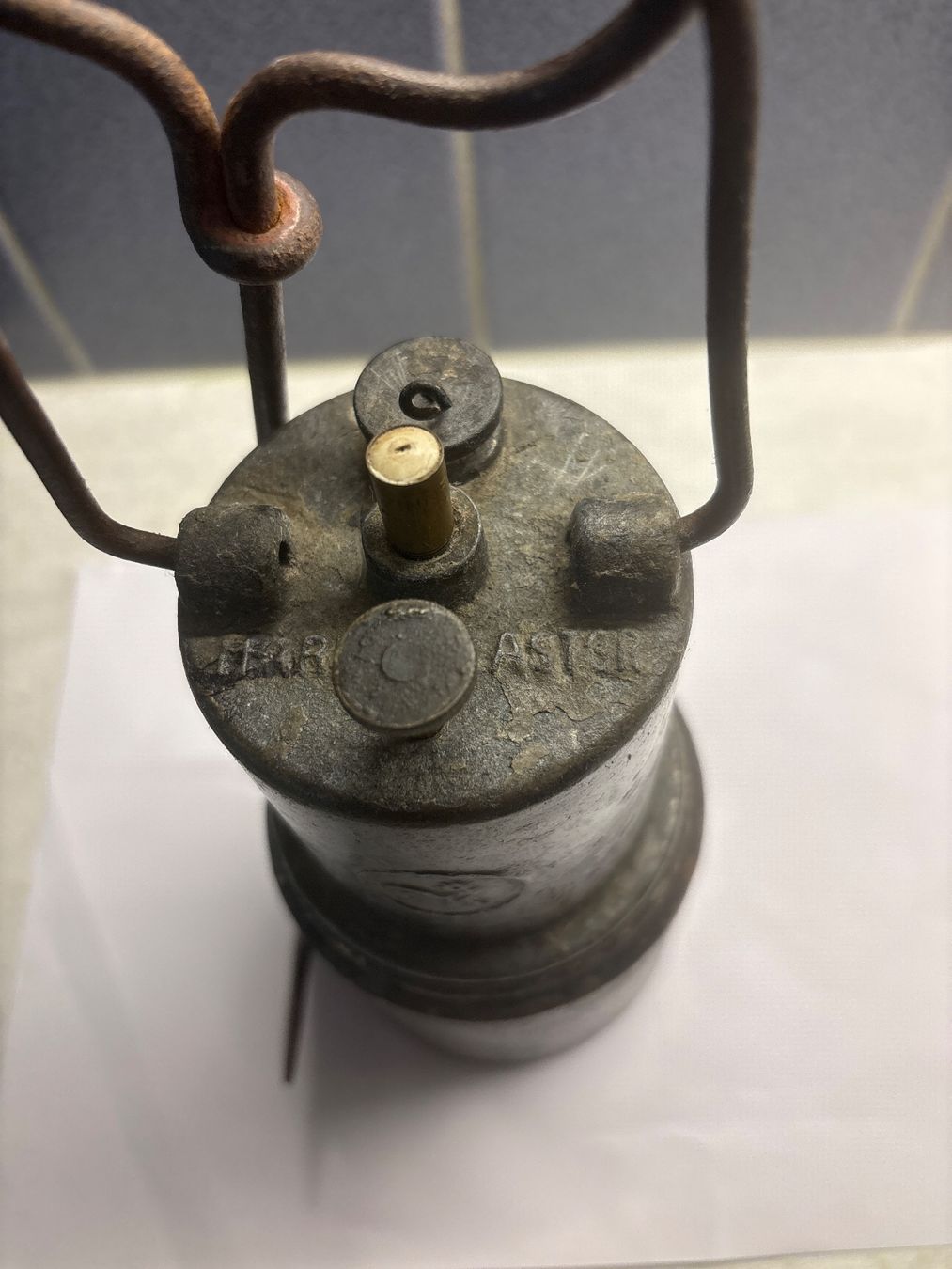 Lampade: Karbidlampe Marke Astor ca 1900-1950 – Usato da Zürich venduto da mbi_5bsz 4