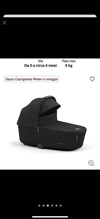Carrozzine: Navicella Mios black  – Usato da Sorengo venduto da mar_2hyv 3