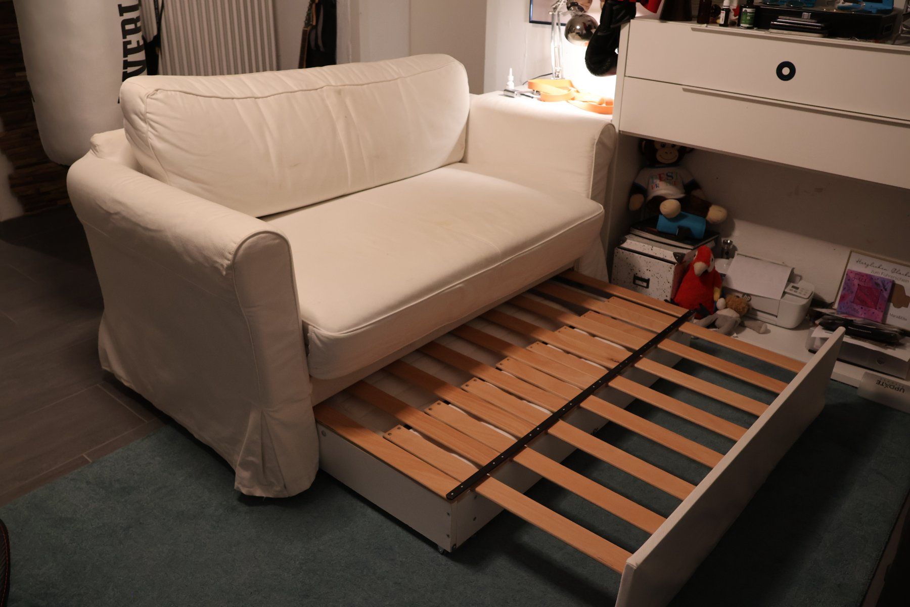 Divani: Couch Bettsofa Weiss – Usato da Therwil venduto da ant_gp5j