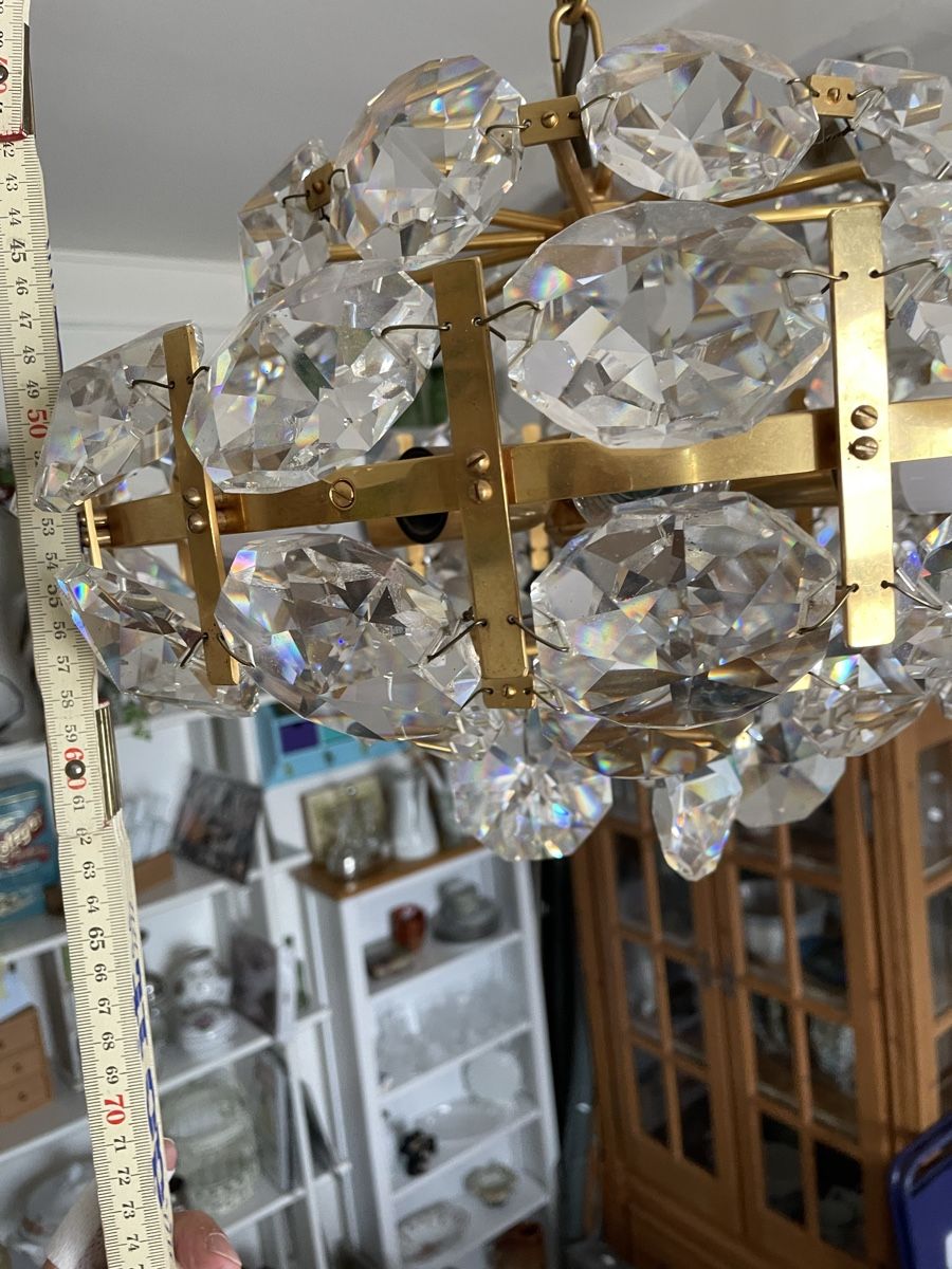 Lampade: Schöne Kristall Lampe – Usato da Flawil venduto da Naphtali 6