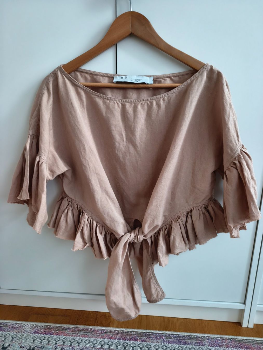 Iro Camicette: IRO Crop-Top im Boho-Stil – Usato da Zürich venduto da DIMN
