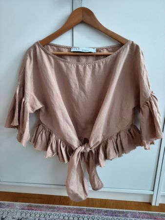 IRO Crop-Top im Boho-Stil