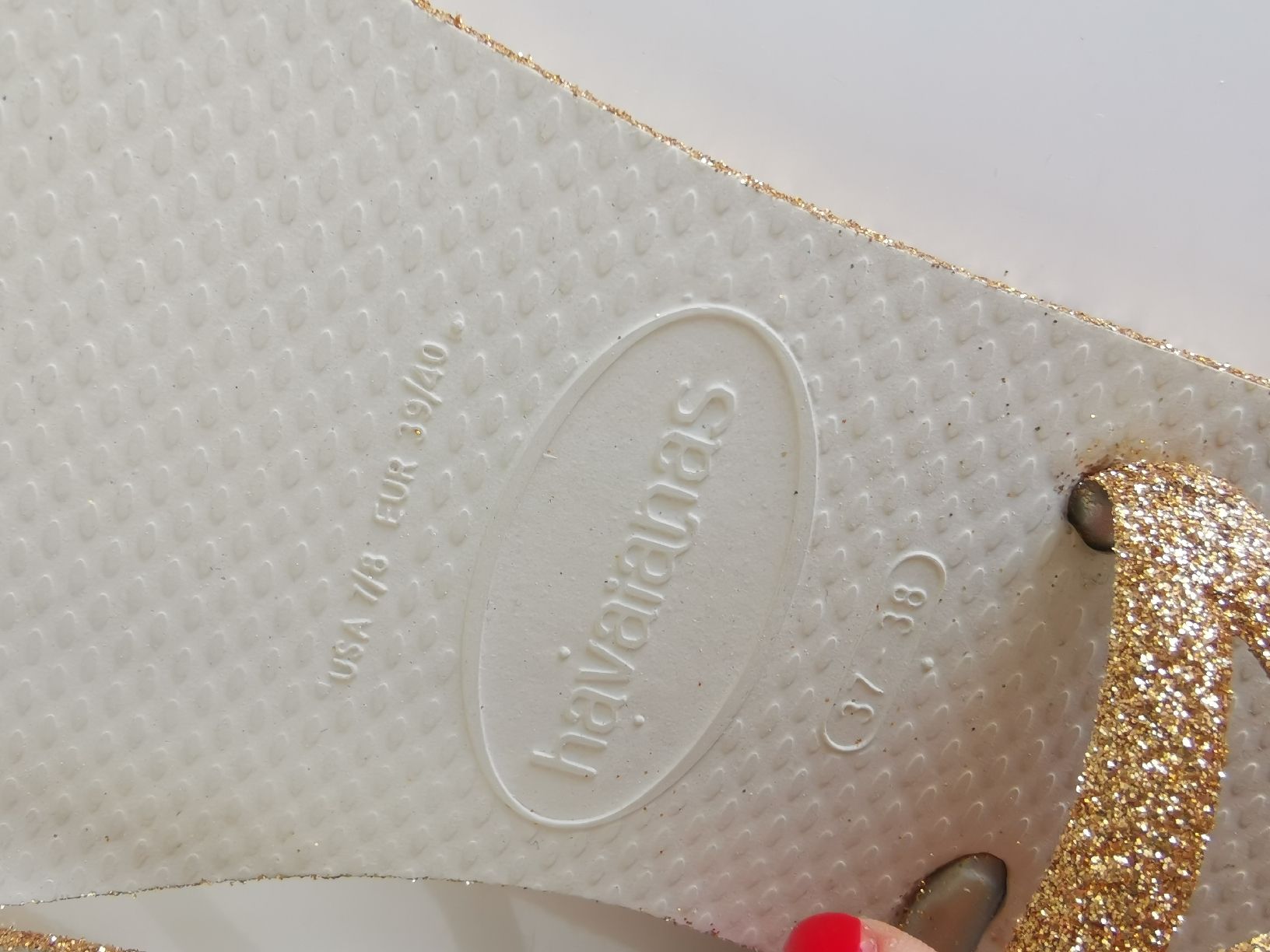 Havaianas Scarpe da donna: Havajanas, neu gold – Nuovo (secondo la descrizione) da Uerikon venduto da pink_flamingo 4