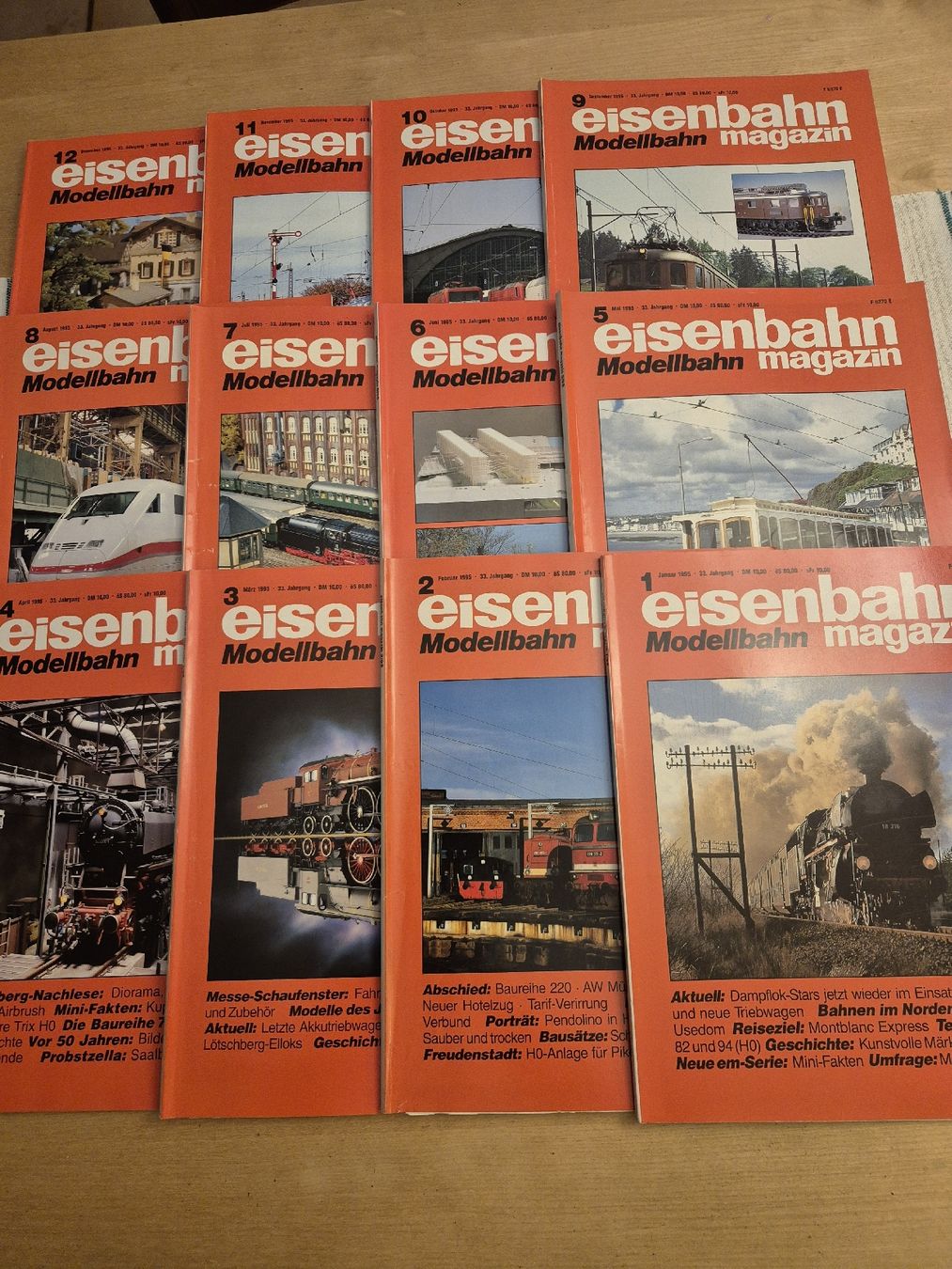 Riviste & Magazine: Eisenbahn Modellbahn Magazin 1995 – Usato da Ehrendingen venduto da Amigo5