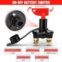 Batterie Trennschalter 12v Mit 2 Polig