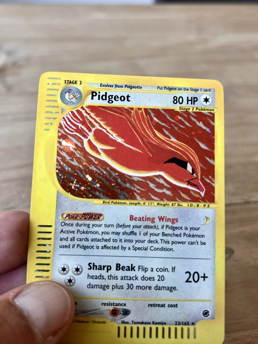 Pokémon Sammelbilder & Trading cards: NM 2002 Pokemon EXPEDITION - #23/165 Pidgeot - Holo - – Gebraucht aus Zollikon von inf_l5jd 2