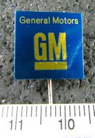 GM GENERAL MOTORS AUTO LOGO ANSTECKNADEL VINTAGE OLDTIMER