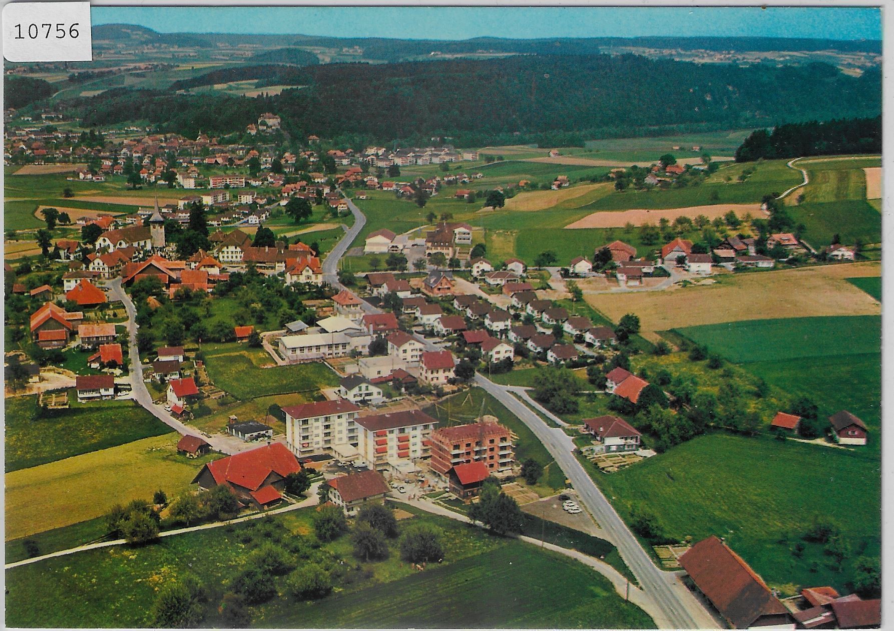 Cartoline postali: Flugaufnahme Bösingen FR – Antico da Ettingen venduto da Kartenplanet