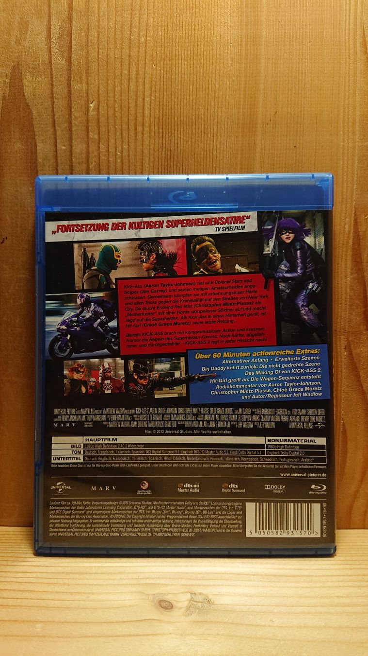 Alle DVDs: KICK-ASS 1 und 2 auf Blu-Ray – Gebraucht aus Wilderswil von Exebub 4
