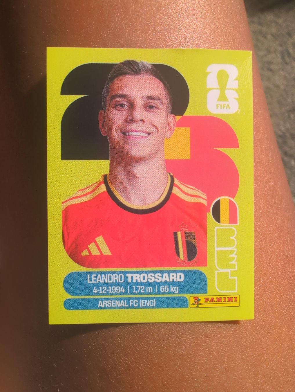 Panini Sammelbilder & Trading cards: Leandro Trossard BEL – Neu und originalverpackt aus Lausanne von KarolyneBaiao
