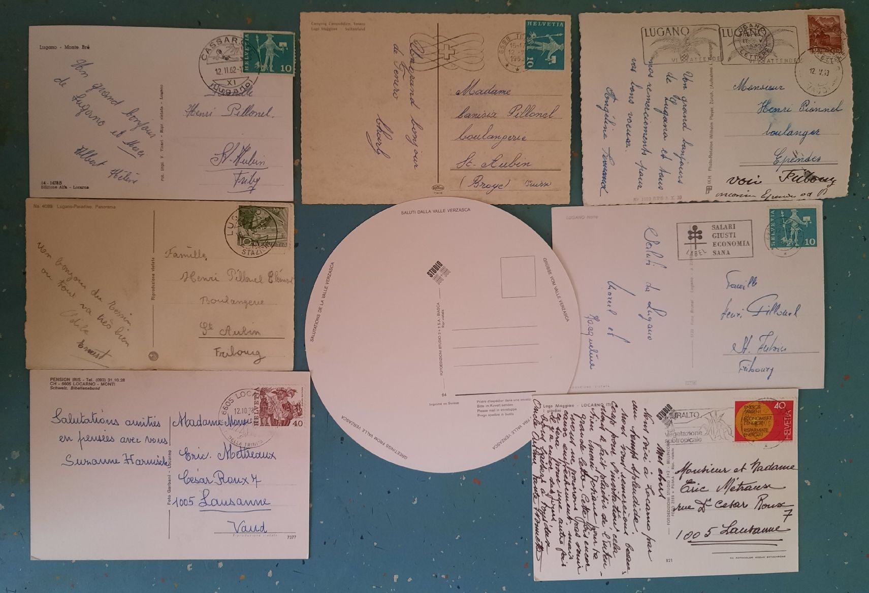 Cartoline postali: Ansichtskarten Tessin, Los VI,  8 Stück  – Usato da Marly venduto da neu-adlerauge65 1