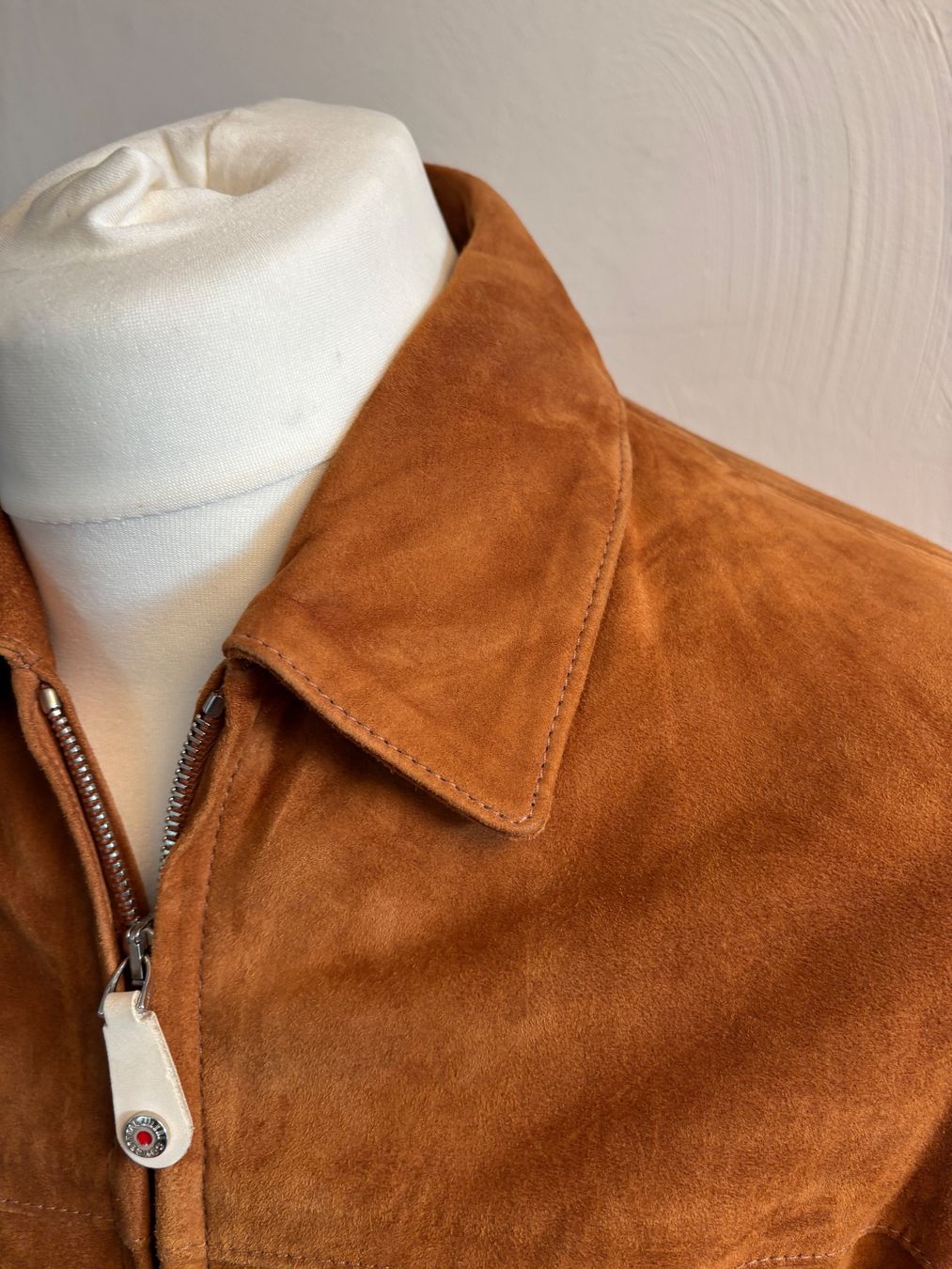 Blouson Daim caramel Pal Zileri L Portée 1 fois-parfait état (Neu und ...