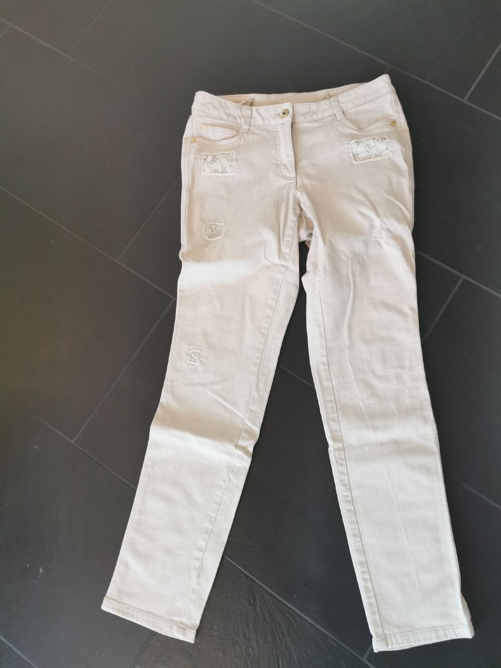 Madeleine Jeans: Jeans in beige von Madeleine Gr. 38 – Neu (gemäss Beschreibung) aus Stettfurt von gutzli_al