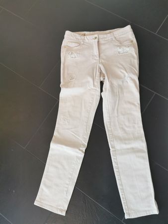 Jeans in beige von Madeleine Gr. 38