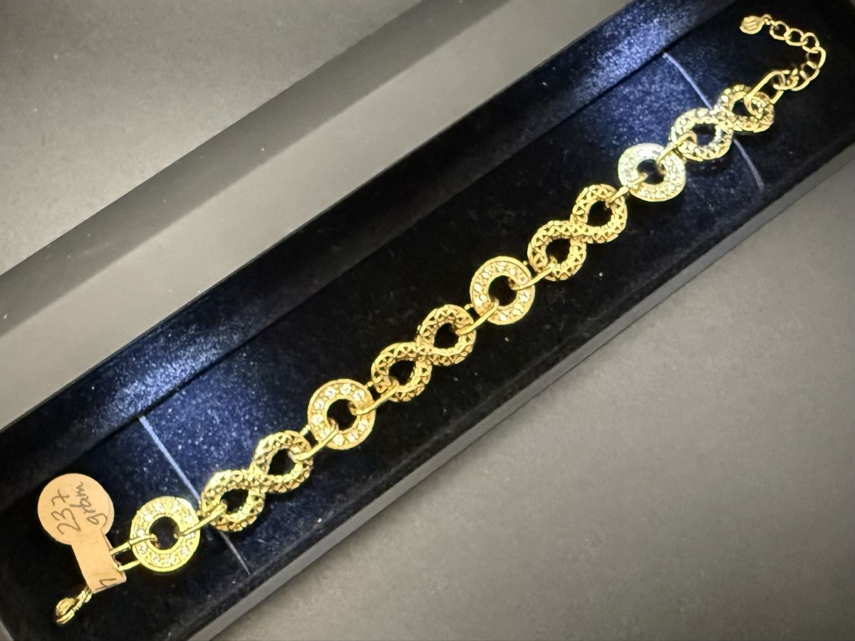 Bracciali & Braccialetti: Goldfarbenes Armband aus Stahl – Nuovo (secondo la descrizione) da Lamone venduto da LaCantinaMagica 2