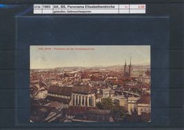 1903 AK, BS, "Panorama Elisabethenkirche", gelaufen
