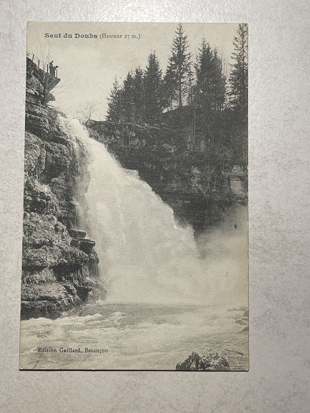 Cartoline postali: Alte Ansichtskarte Saut du Doubs – Usato da Strengelbach venduto da Aschatan5
