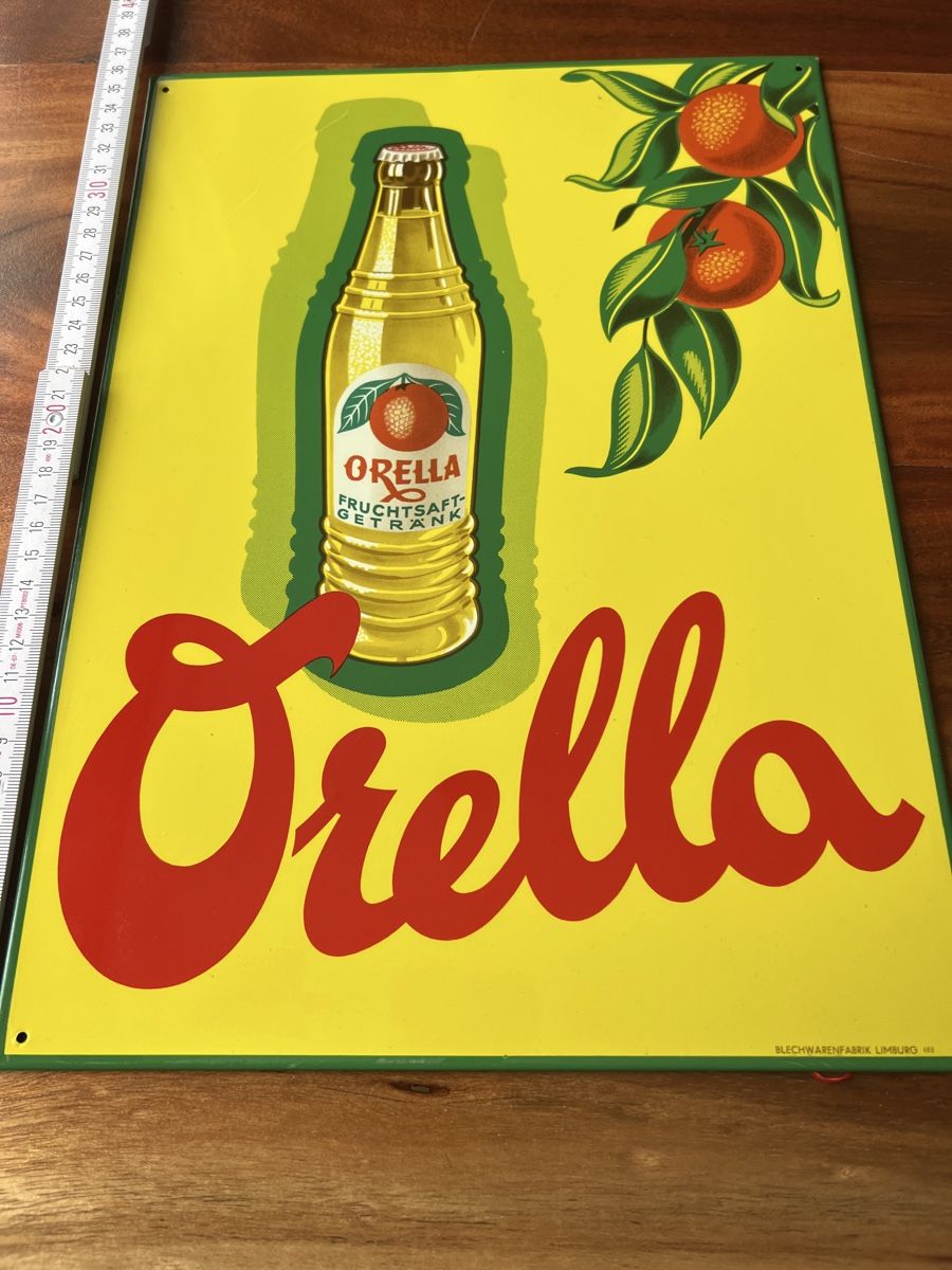 Insegne: Original Orella Blechschild – Usato da Mellingen venduto da Oelquelle 7