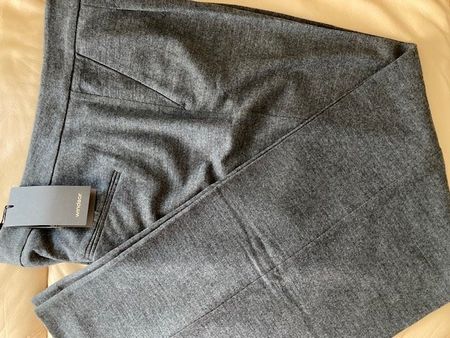 Windsor Damen Hose Grau Wolle 100% Neu Gr.38