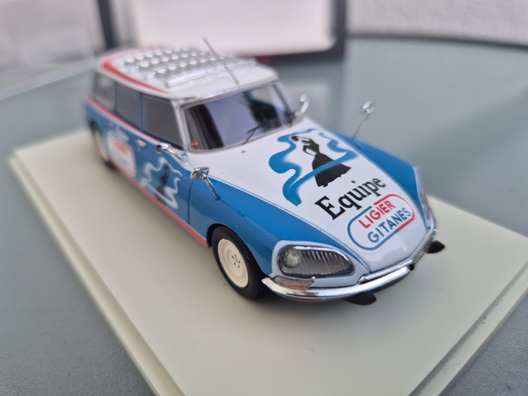 Citroën Modellini d'auto: Citroen DS Break Ligier-Gitanes 1976 Spark – Nuovo (secondo la descrizione) da Oberbuchsiten venduto da laffite54 2