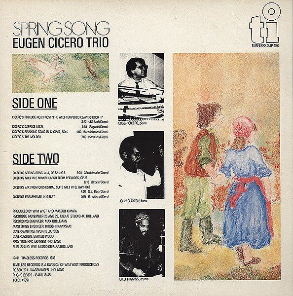 Vinyles: Cicero Eugen Trio: Spring Song LP – Neuf (Voir description) à Steinhausen par Vilivinili 1