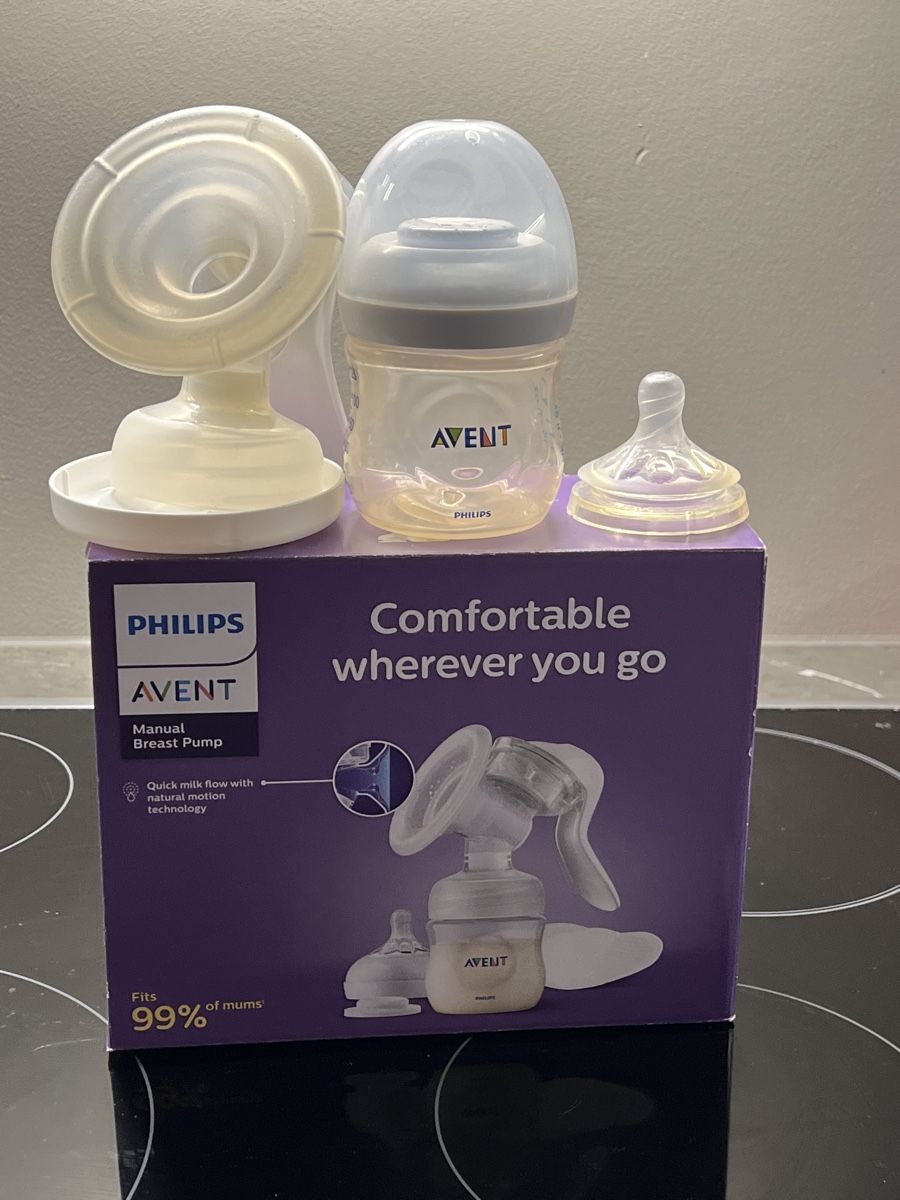Philips Stillzubehör: Philips Avent Handmilchpumpe mit Flasche – Neu (gemäss Beschreibung) aus Arnegg von lala888
