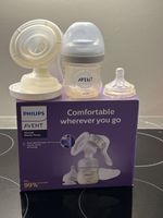Philips Avent Handmilchpumpe mit Flasche