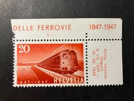 1947, 20c Schnellzug, Kat. 279, Abart, KP 600.--