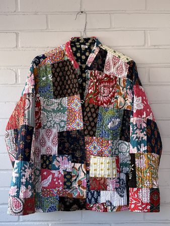 Reversible Patchwork Jacket – Handmade in Jaipur