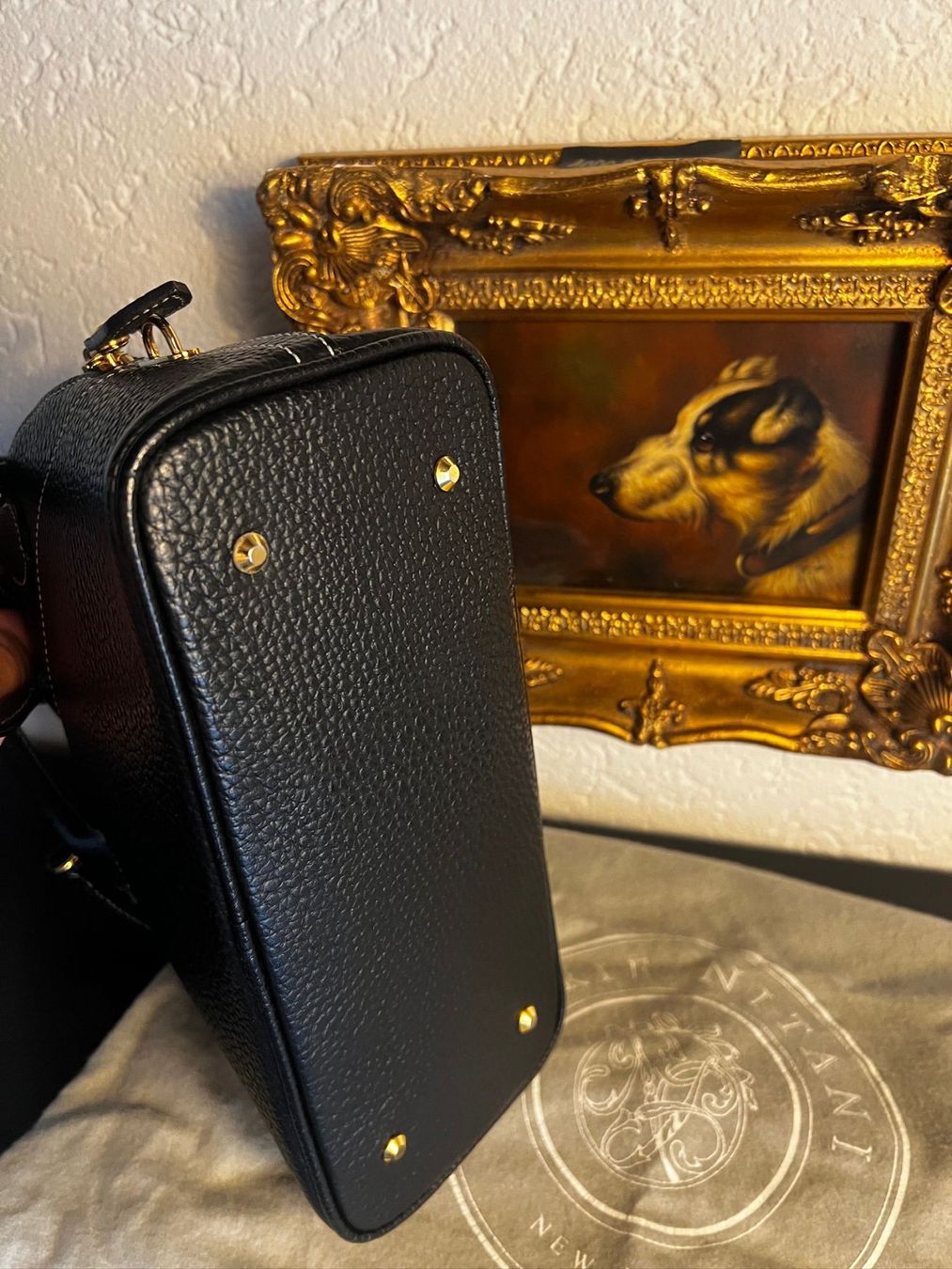 Borse: YUZEFI Mini Leder Handtasche Schwarz mit Dustbag – Usato da Winterthur venduto da Dejv 2