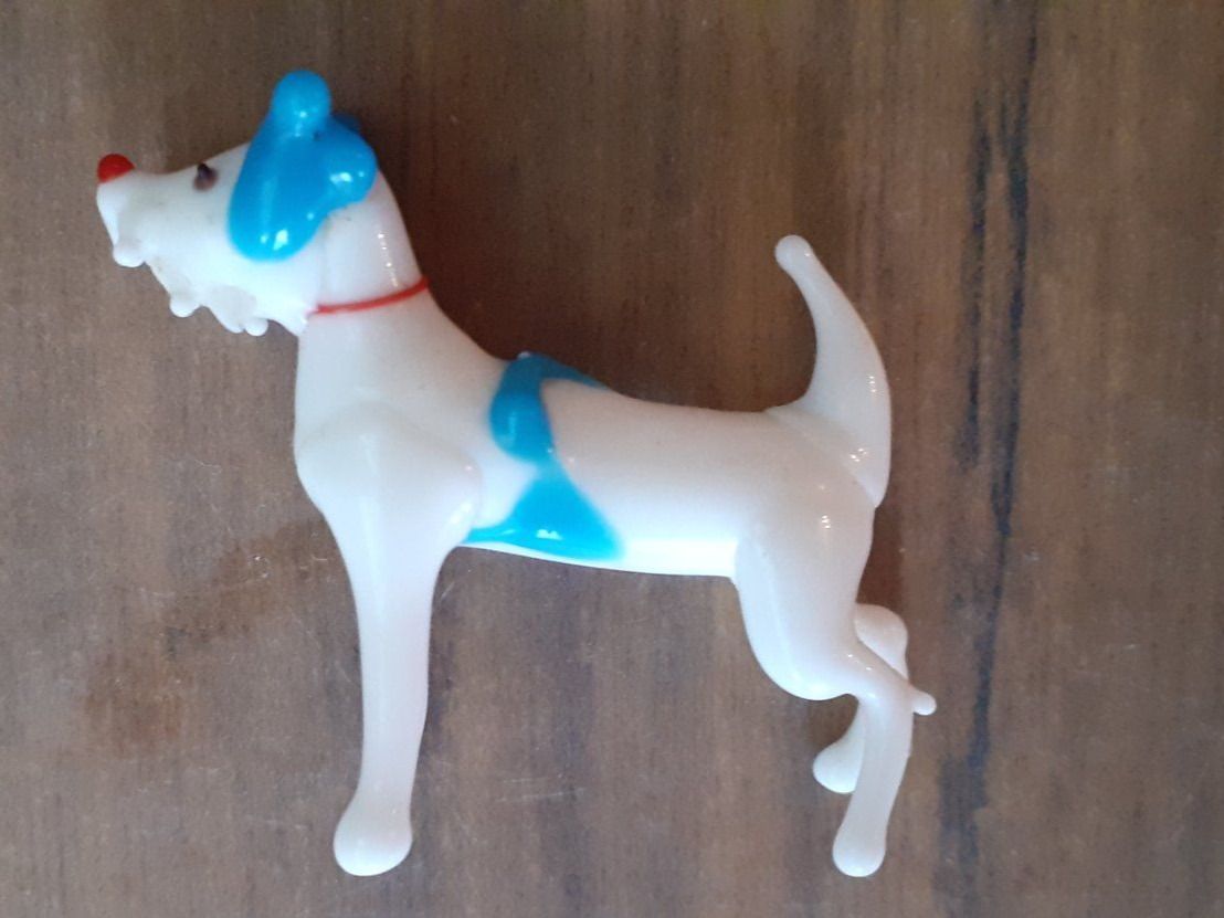 Murano Statuette: Figur Glas Hund Schnauzer Murano – Usato da Mörschwil venduto da antiksalon 8