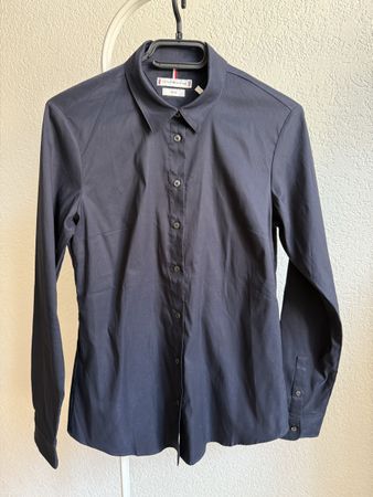 Chemise bleu marine fitted Tommy Hilfiger, t.36/S