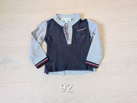 TARTINE ET CHOCOLAT Poloshirt – Marine/Grau – Gr. 92