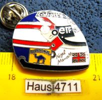 FORMEL1 HELM NIGEL MANSELL ELF LABATT'S CAMEL PIN ENAMEL 3cm