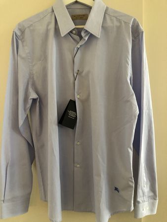 Neu Original  Burberry  slim fit  Hemd Grösse 43