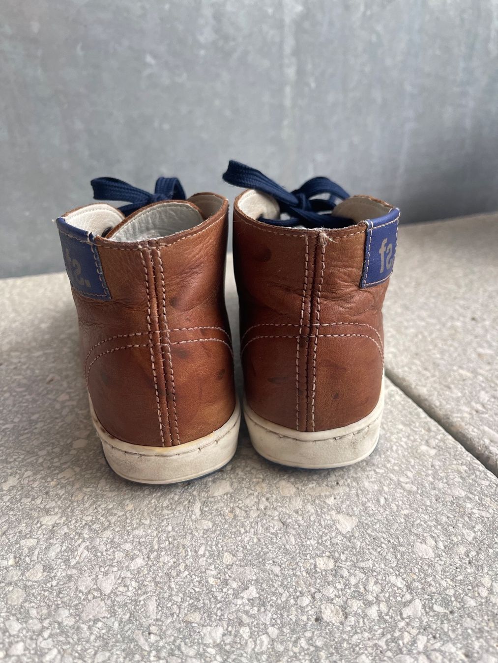Schuhe für Jungen: fullstop Schnüreschuhe Leder braun Gr. 30 – Gebraucht aus Brütten von Rod816 2