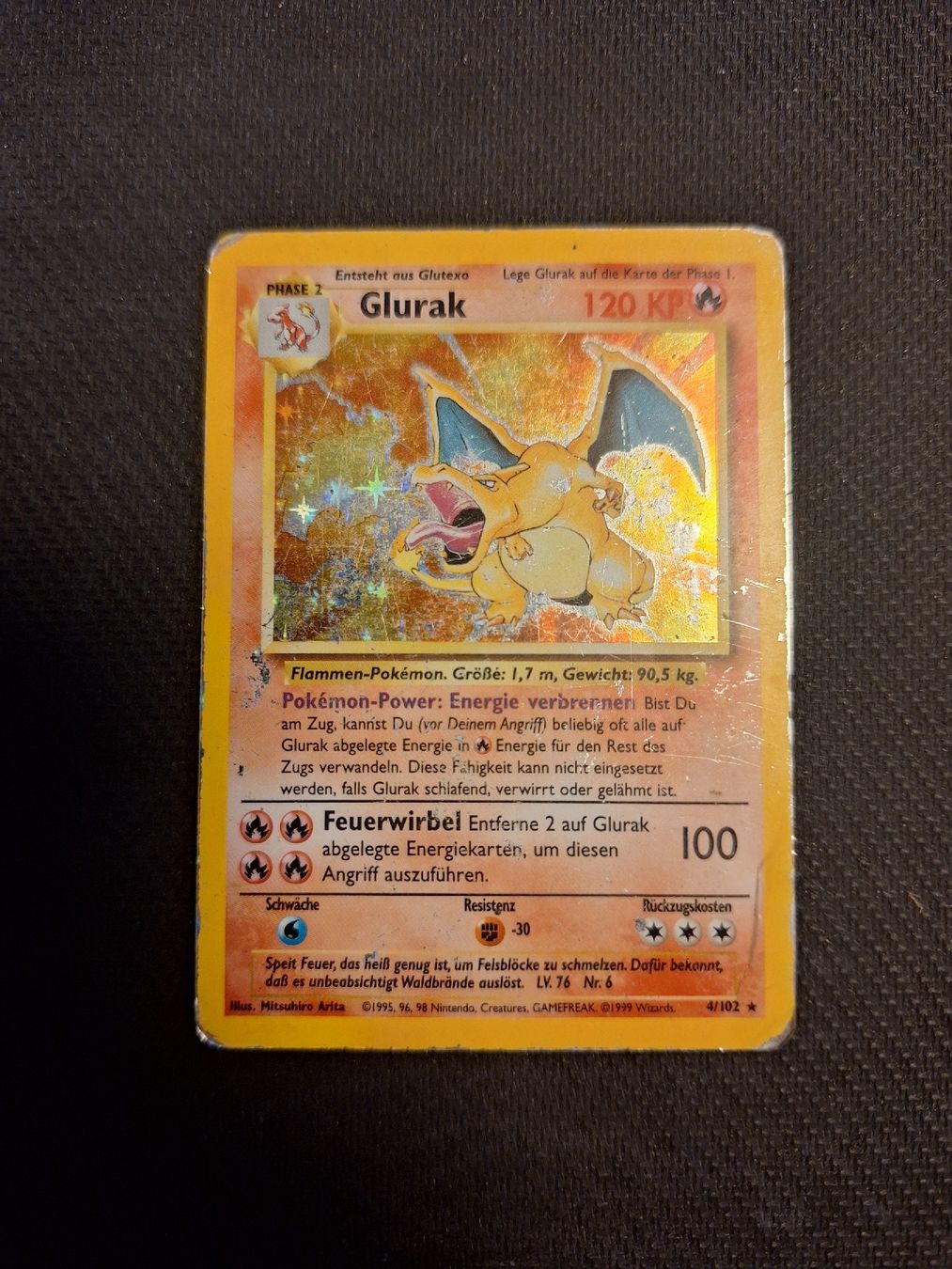 Pokémon Cartes à collectionner: Pokemon Karte Charizard (BS 4) – D'occasion à Obernau par gig_g7j8