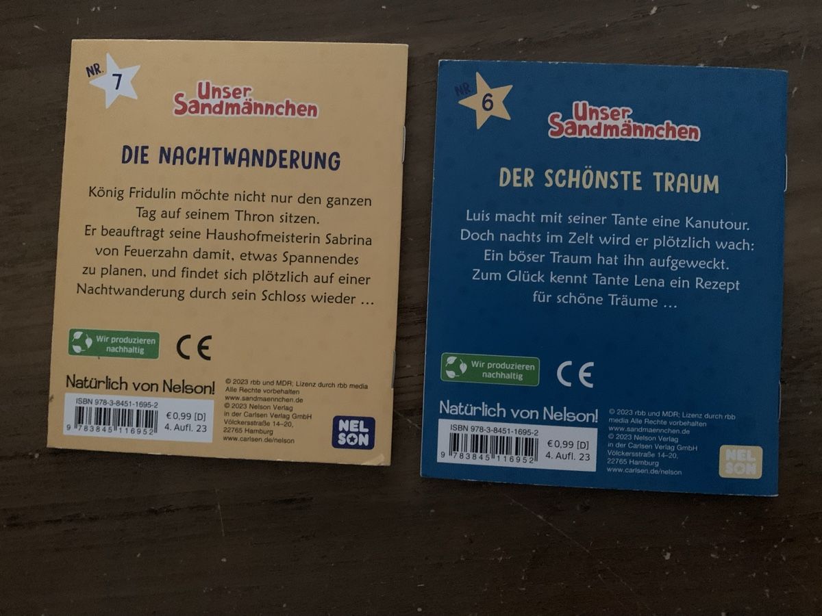 Libri: 2er Set Büchlein Unser Sandmännchen – Usato da Buus venduto da 2013dp 1