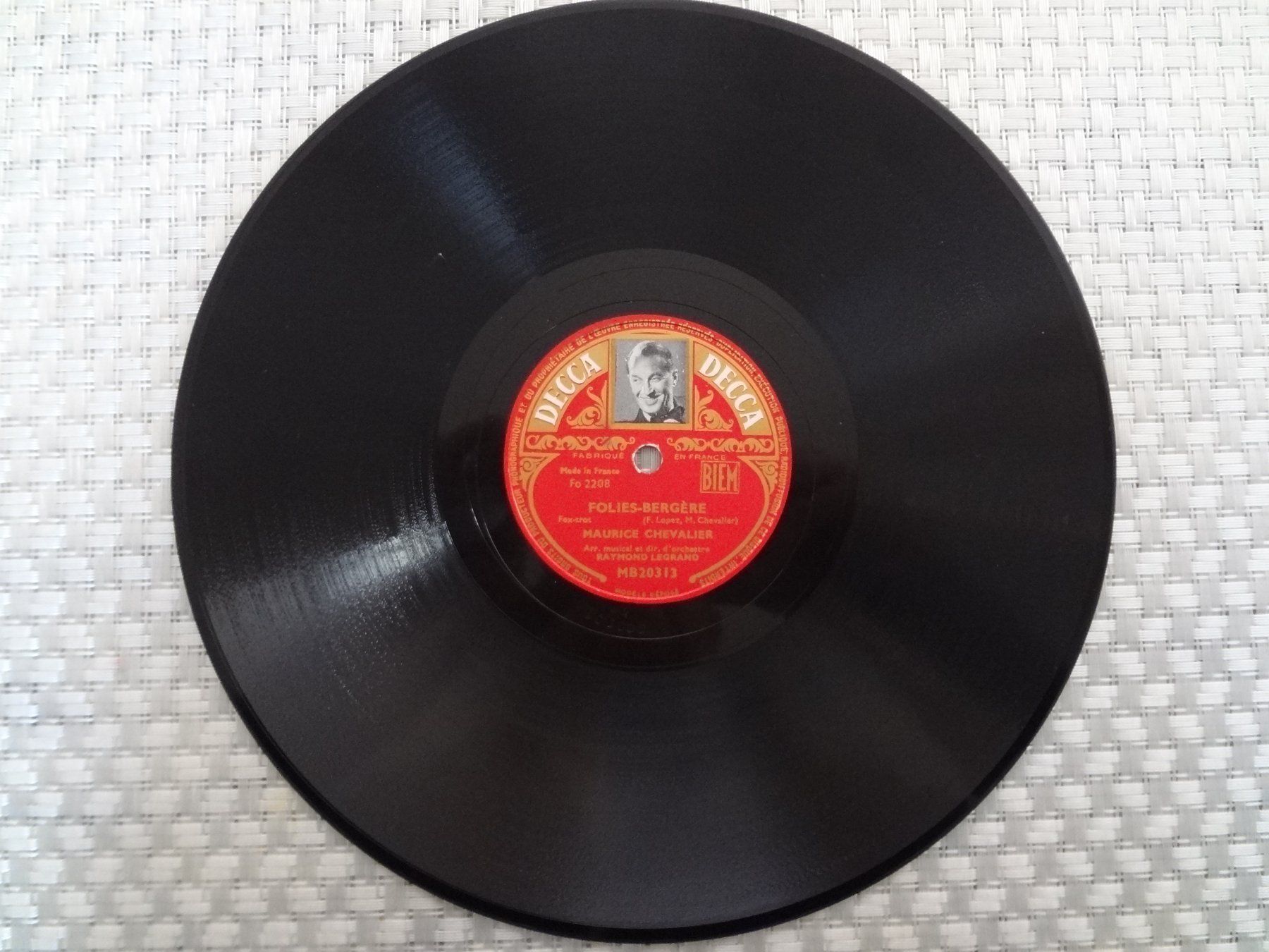 Dischi in vinile: Maurice Chevalier - 7 Disques 78 tours Decca – Usato da Aigle venduto da Robflac55 1