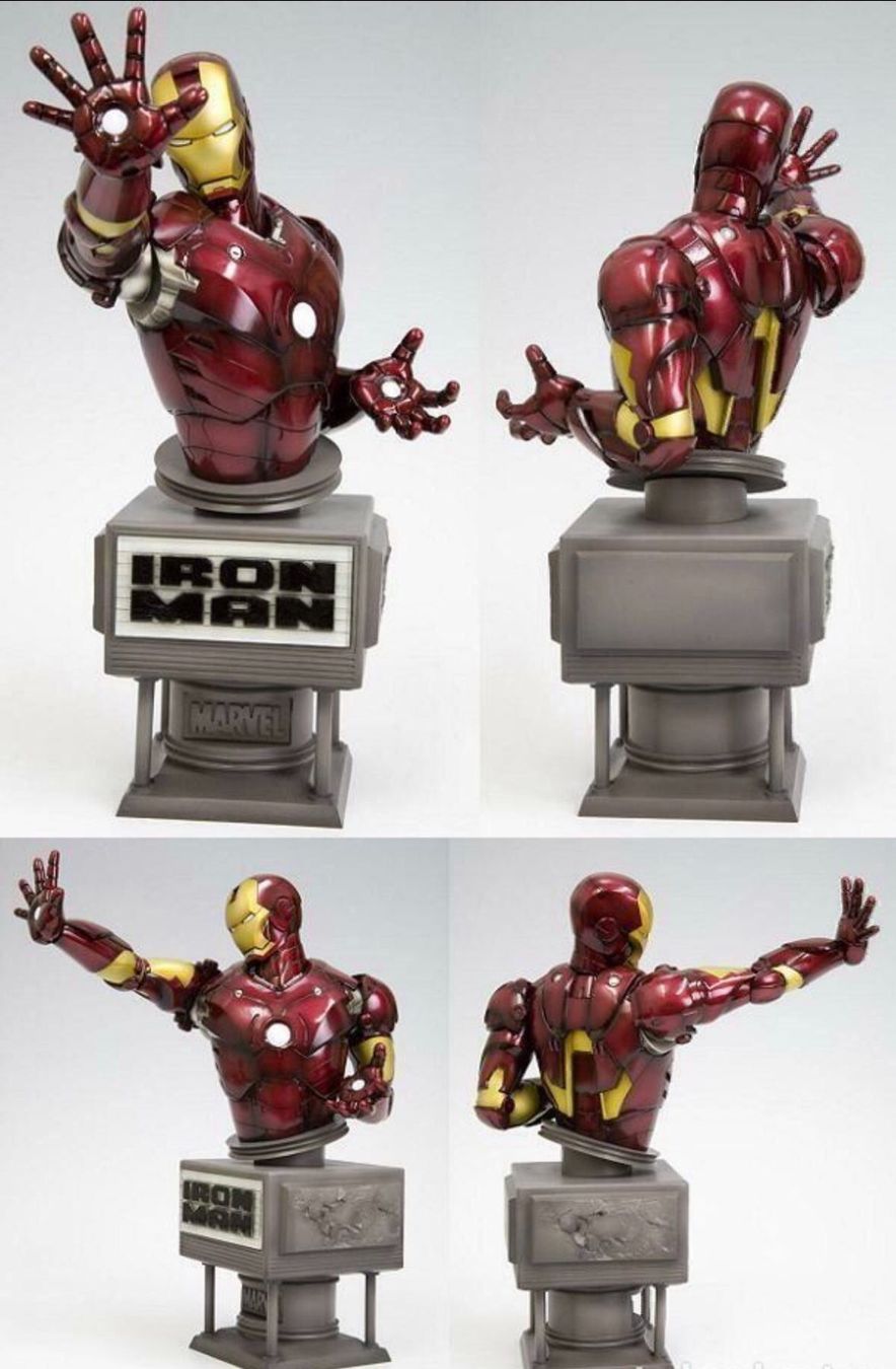 Marvel Statuette: Buste IRON MAN de Kotobukiya – Usato da Le Lignon venduto da Aladdin67