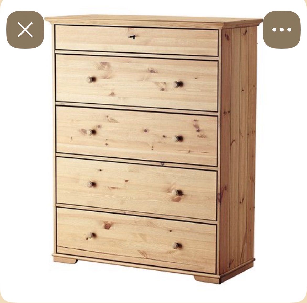 Ikea Kommoden: IKEA Hurdal Kommode Kiefer mit 5 Schubladen – Gebraucht aus Aarau von weniger_mehr