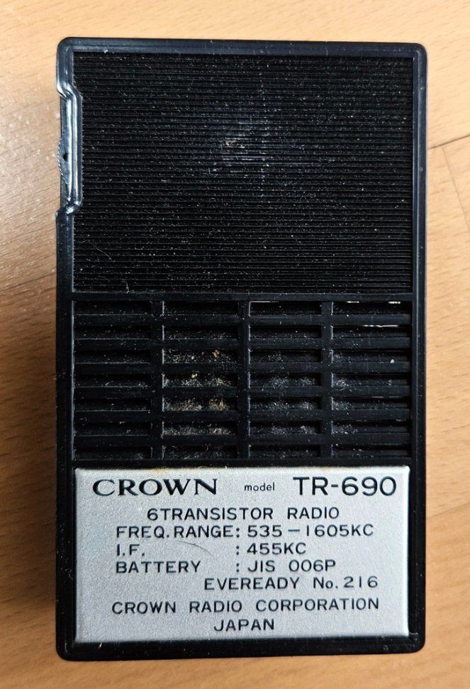 Radio: Taschenradio Crown TR-690 – Usato da Lostorf venduto da Bemoma 1
